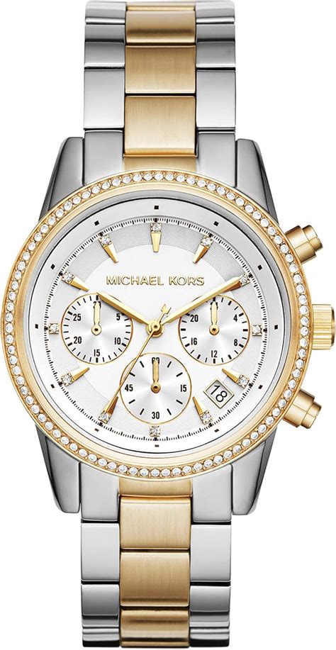 comprar reloj de mujer michael kors|relojes en tono plateado.